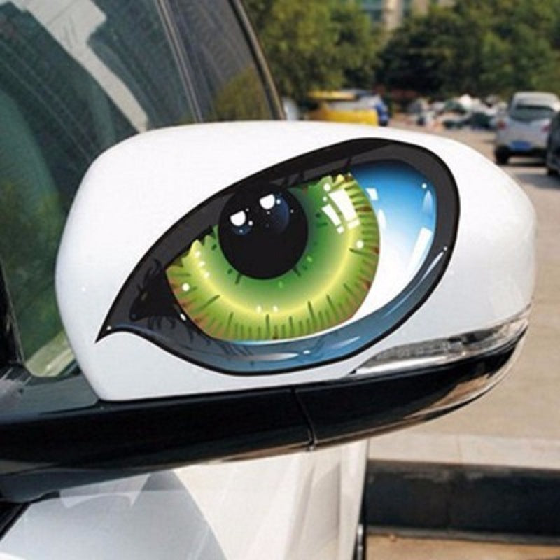 Auto-Rückspiegel Katzenaugen Aufkleber Dekorativer Sticker