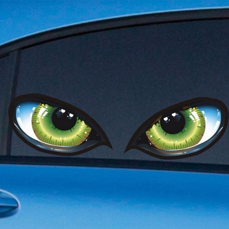 Auto-Rückspiegel Katzenaugen Aufkleber Dekorativer Sticker