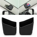 2 Stück Universal Auto-Zubehör Brillen Aufbewahrungsbox Halter Schwarz