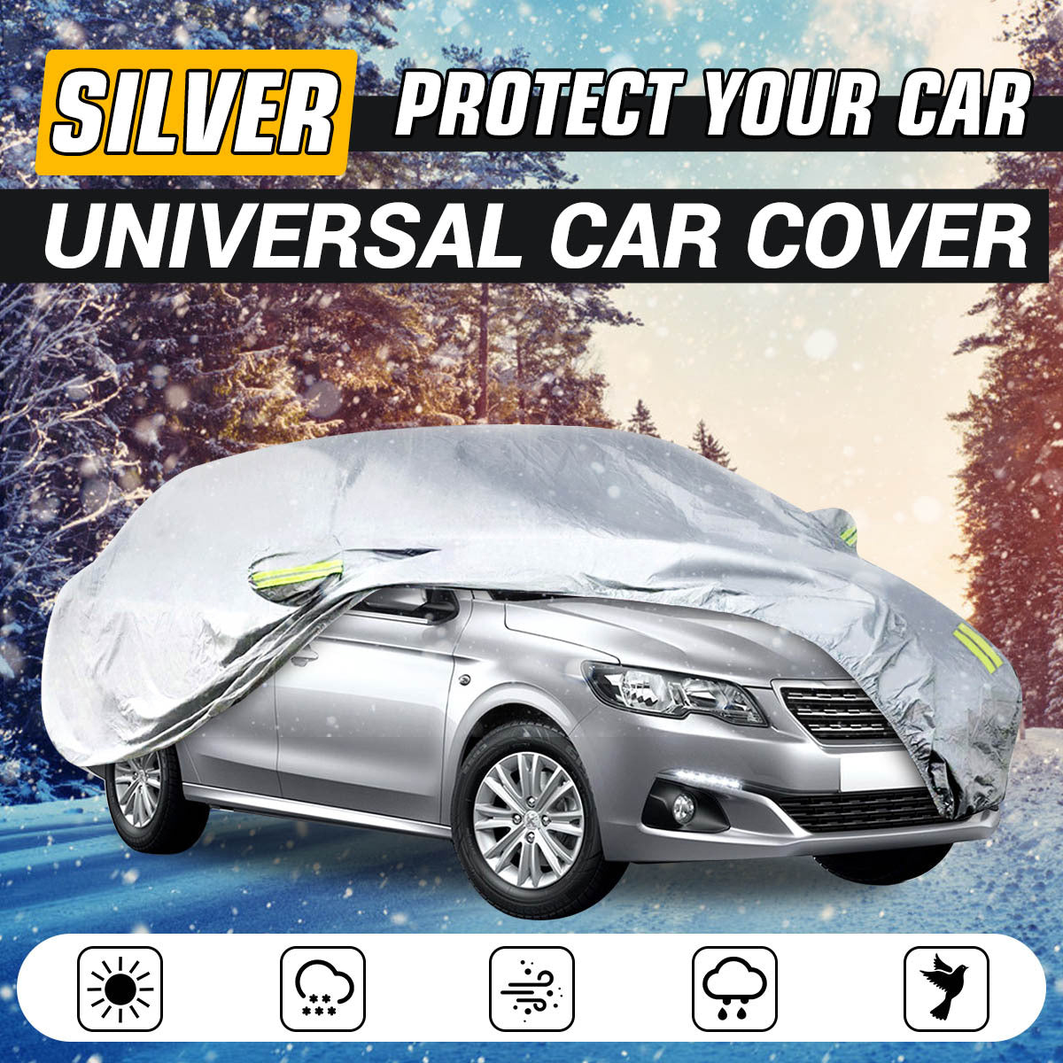 Universal Auto-Vollabdeckung - Limousine SUV Pickup Sonnenschutz S-XXL