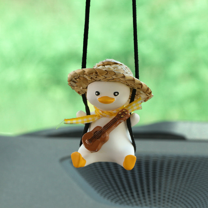Auto-Anhänger Süße Anime Kleine Ente - Rückspiegel Deko-Ornament