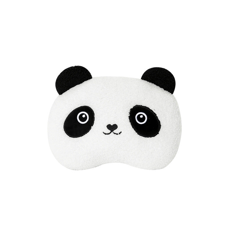 Auto-Sitzkissen Winter Plüsch Süßer Cartoon Panda Sitzbezug