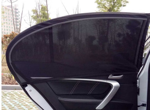 Auto-Sonnenschutz für Seitenfenster - UV-Schutz, Mückenschutz und Staubschutz
