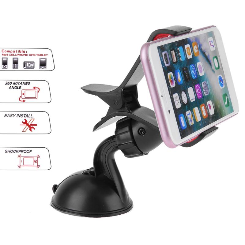 Auto-Handyhalterung mit Clip GPS-Navigator PVC Saugnapf-Halterung