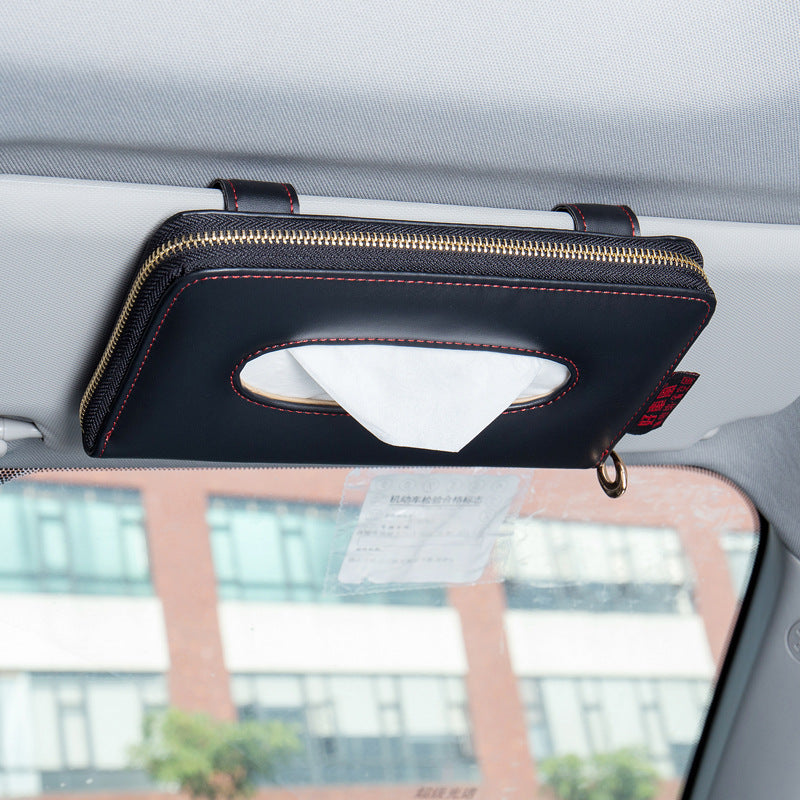 Sonnenblende Rücksitz Hängend Auto-Innenraum Taschentuchbox Taschentuch-Abdeckung