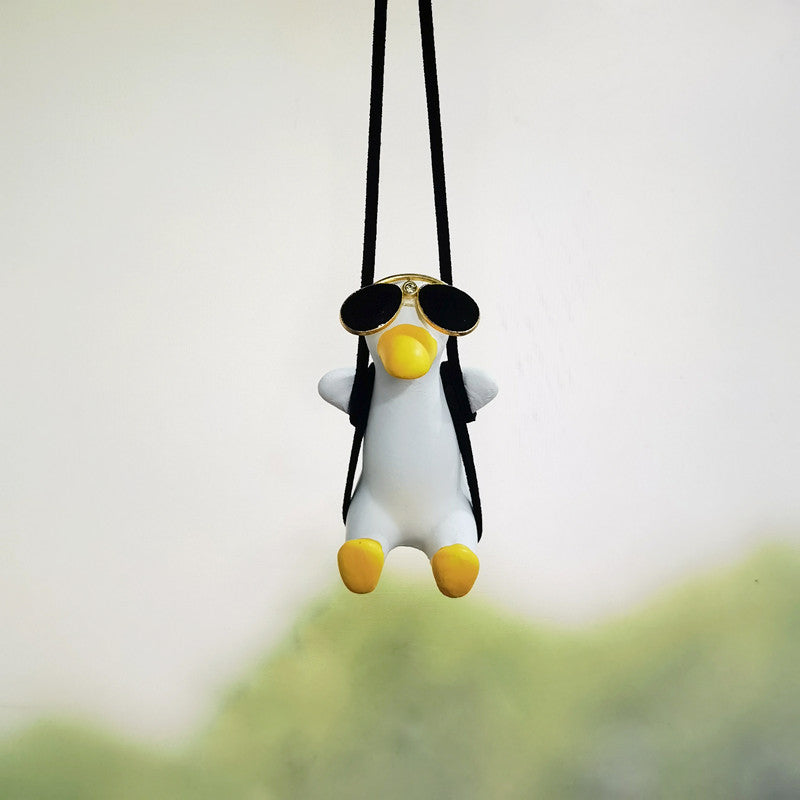 Auto-Anhänger Süße Anime Kleine Ente - Rückspiegel Deko-Ornament