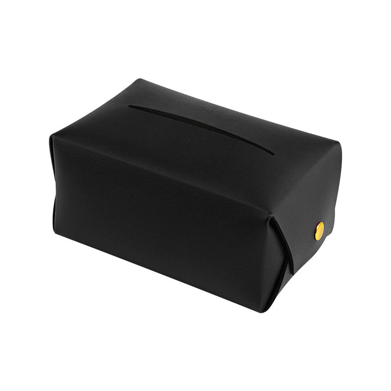 Einfache Leder Taschentuchbox für Retro-Auto