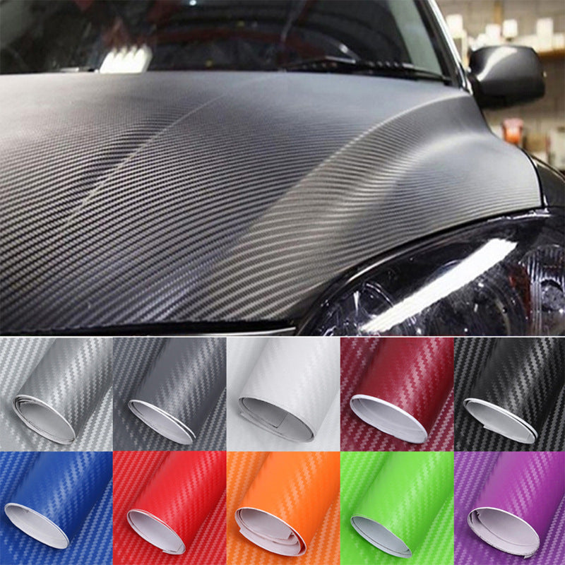 3D Carbon-Faser Aufkleber Auto Karosserie Innen- und Außendekoration