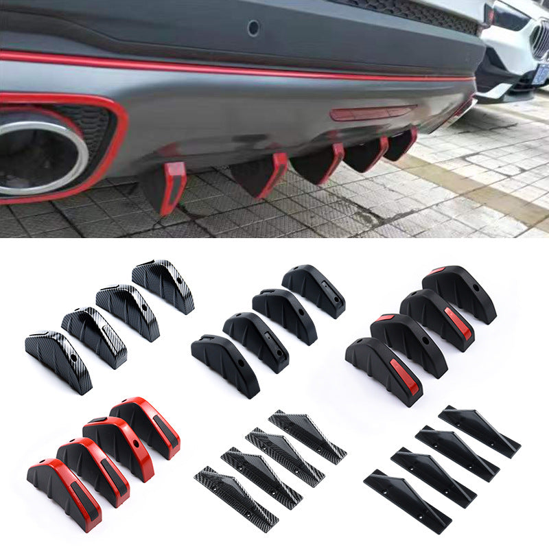 Universal Auto-Dreieck-Heckspoiler - Carbon-Faser-Chassis