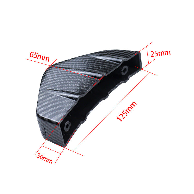 Universal Auto-Dreieck-Heckspoiler - Carbon-Faser-Chassis