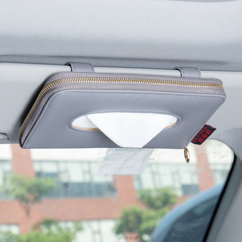 Sonnenblende Rücksitz Hängend Auto-Innenraum Taschentuchbox Taschentuch-Abdeckung
