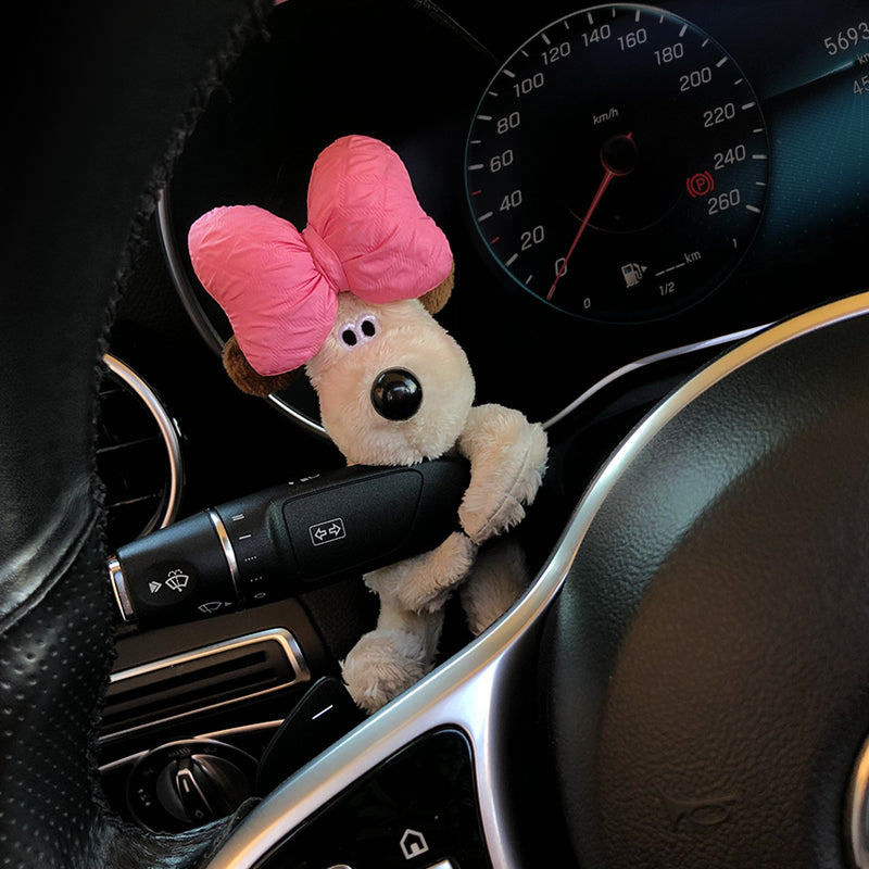Süßer Pilot-Hund Auto-Schwangerschaftsschutz Dekoration Puppe