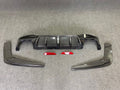 Frontstoßstange Kohlefaser 3D Front-Lippe Seitenschweller Heck-Spoiler