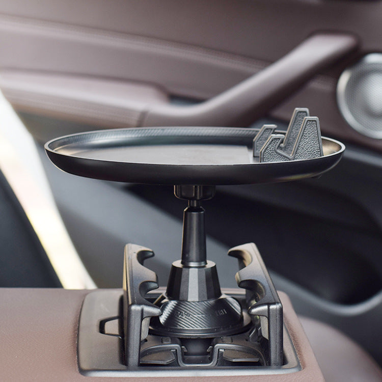 Verstellbarer Auto-Getränkehalter Organizer mit Ablage für Burger und Pommes