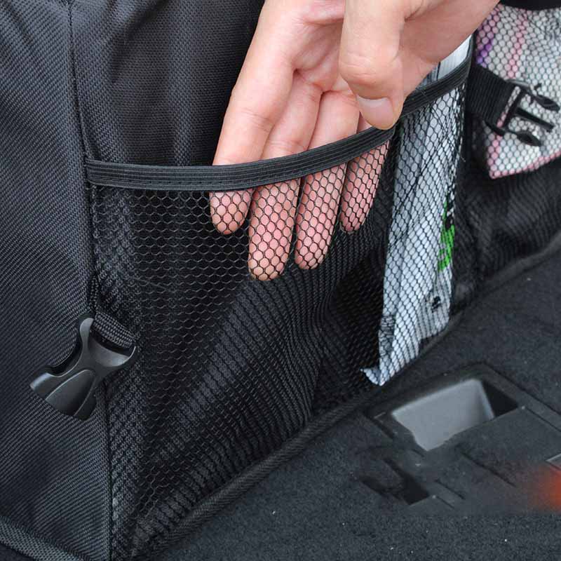 Faltbare Aufbewahrungsbox für große Taschen im Auto