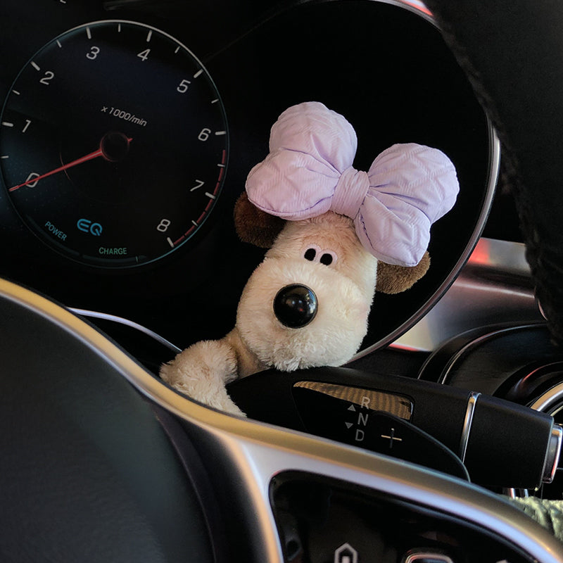 Süßer Pilot-Hund Auto-Schwangerschaftsschutz Dekoration Puppe