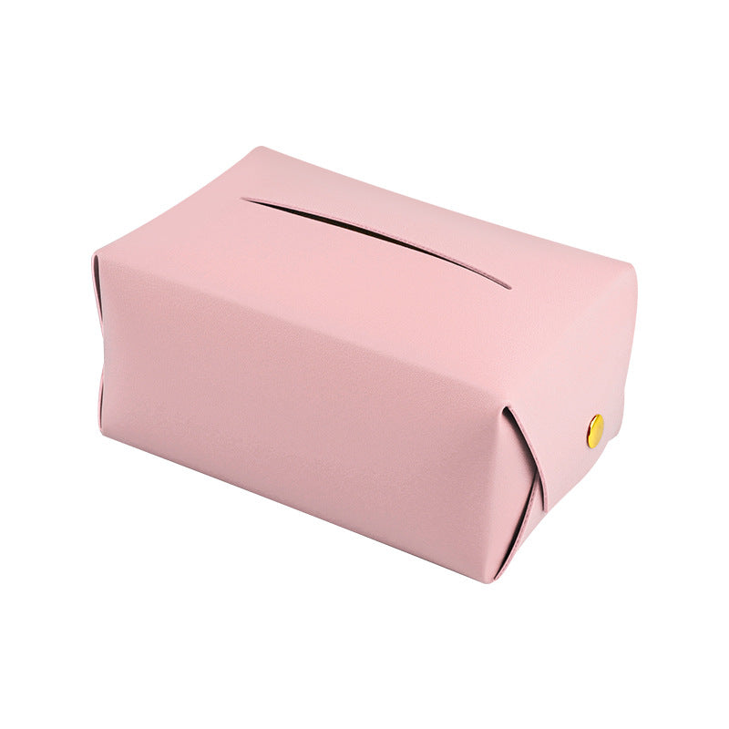 Einfache Leder Taschentuchbox für Retro-Auto