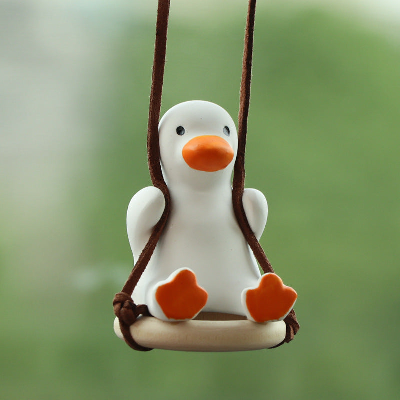 Auto-Anhänger Süße Anime Kleine Ente - Rückspiegel Deko-Ornament