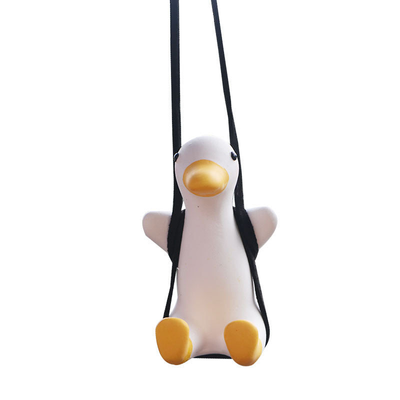 Auto-Anhänger Süße Anime Kleine Ente - Rückspiegel Deko-Ornament