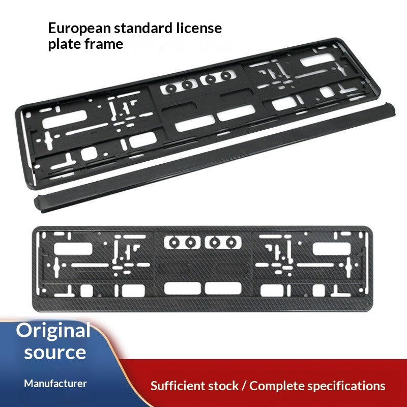 Europäischer Standard Einfacher Kunststoff-Kennzeichenhalter für LKW